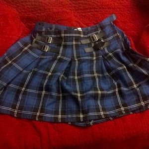 Hot Topic Leather Belted Skirt